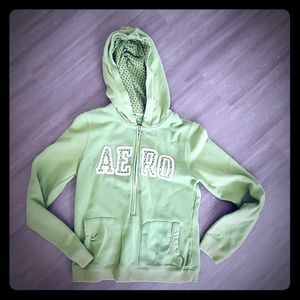 Aeropostale green hoodie